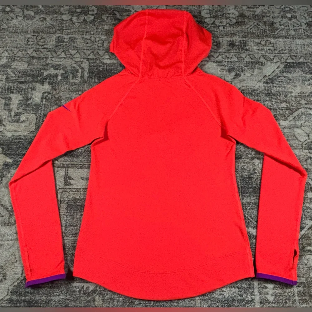 Nike Pro Compression LS 1/4 Zip Hoodie Pullover Girls Size‎ Large
